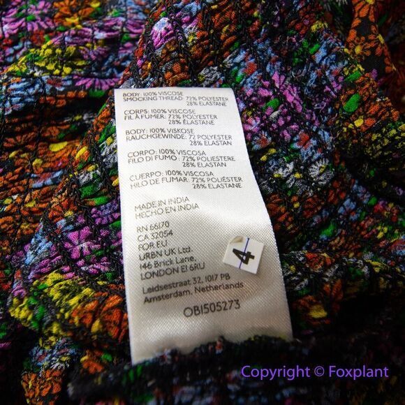 New! Free People Back On‎ Top floral print, size S - Picture 14 of 15
